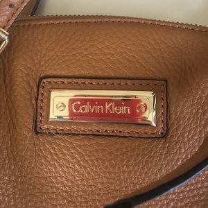 Calvin Klein Gold Over-the-Shoulder Purse Used